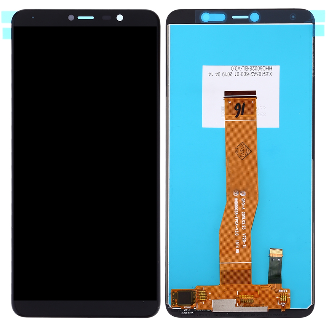Wiko Y80 Black TFT LCD Screen Replacement - Image 2