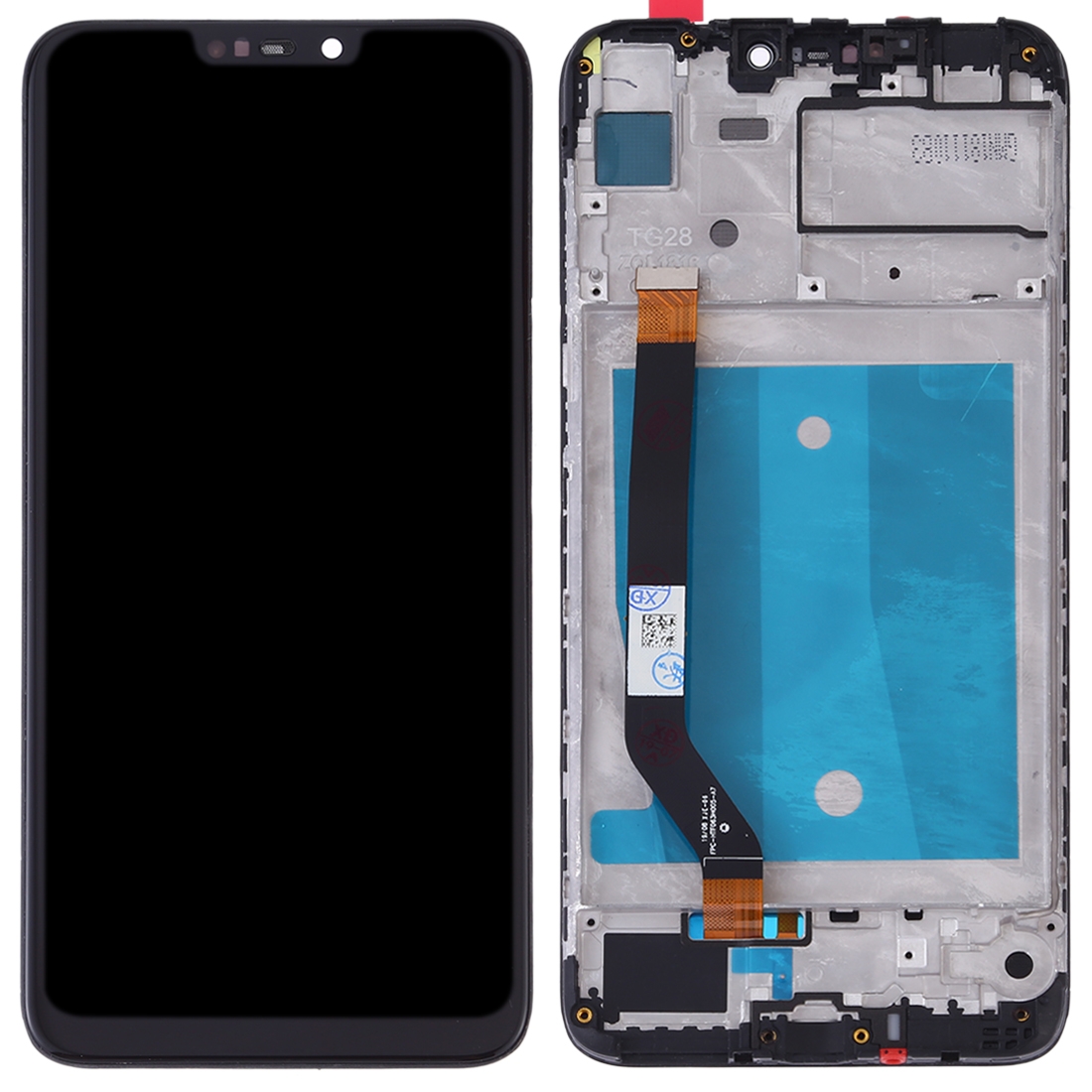 Huawei Honor 8C Black LCD Screen Replacement - Image 2