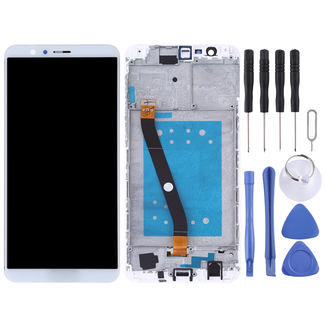 Huawei Honor 7X white LCD screen replacement
