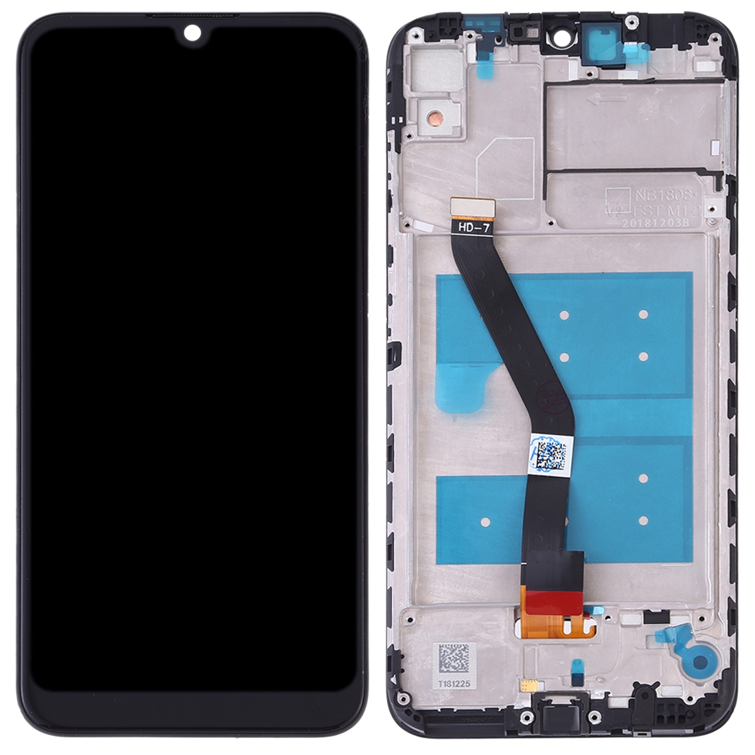 Huawei Honor Play 8A Black LCD Screen Replacement - Image 2