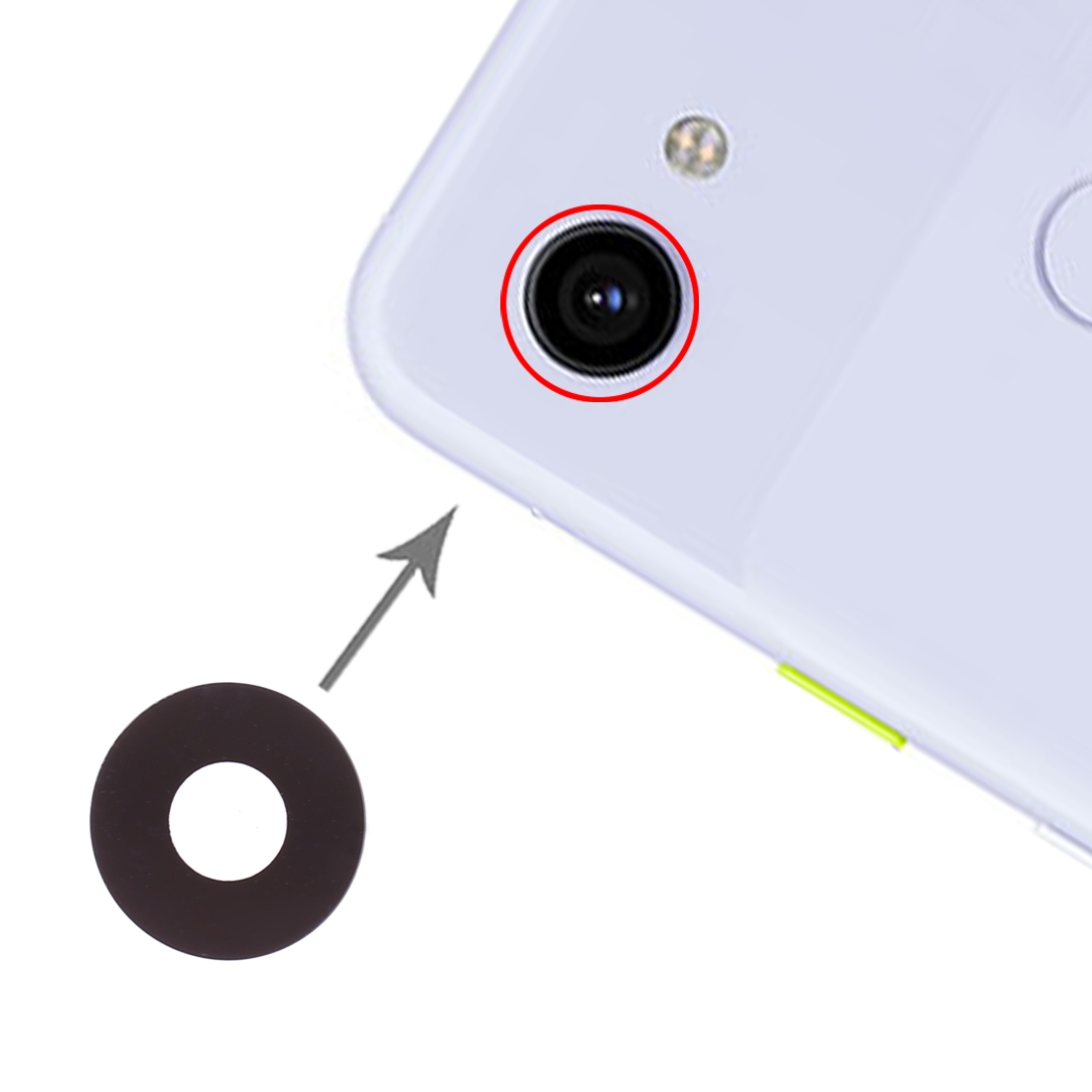 Google Pixel 3a Back Camera Lens Replacement 10 PCS - Image 4