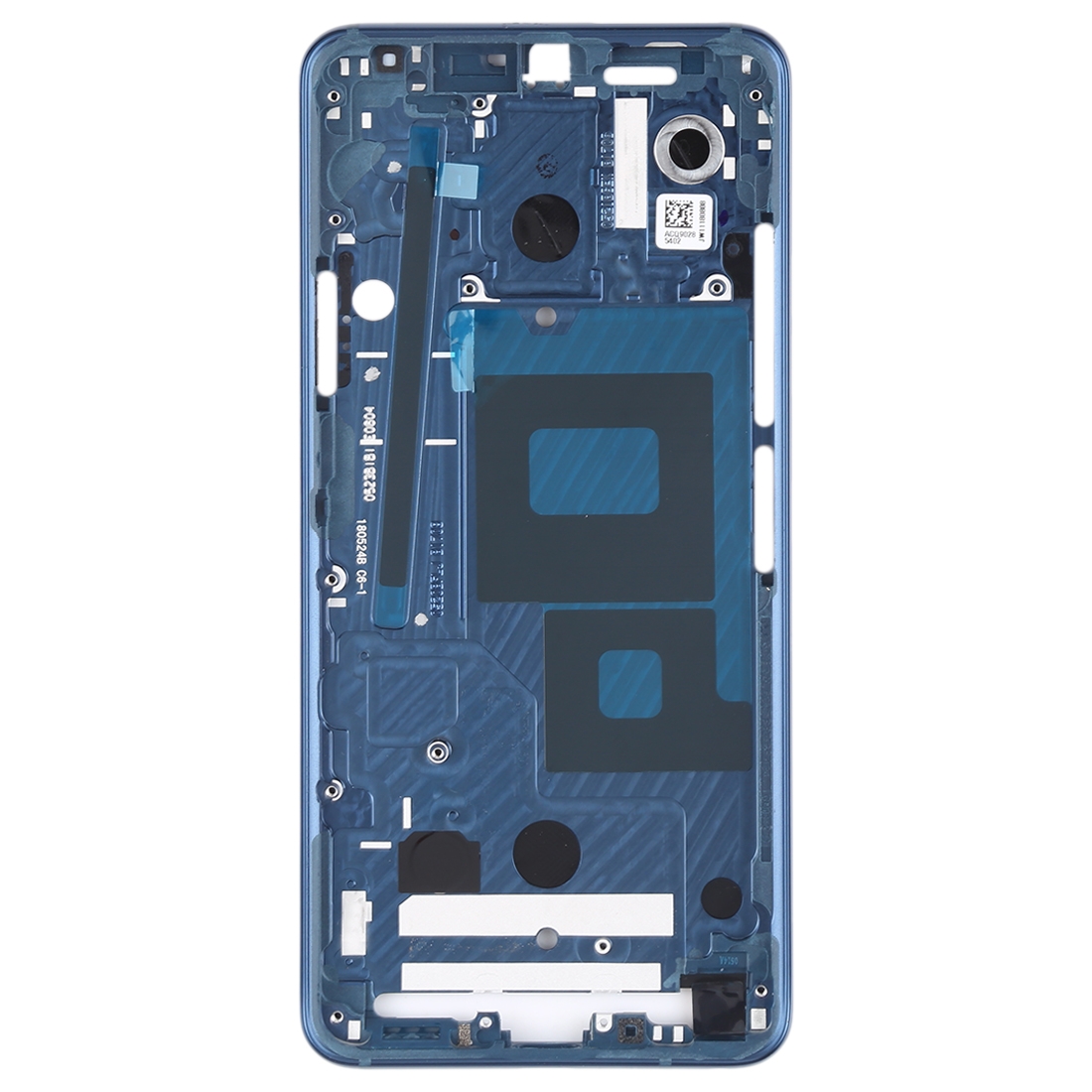 LG G7 ThinQ front housing frame blue