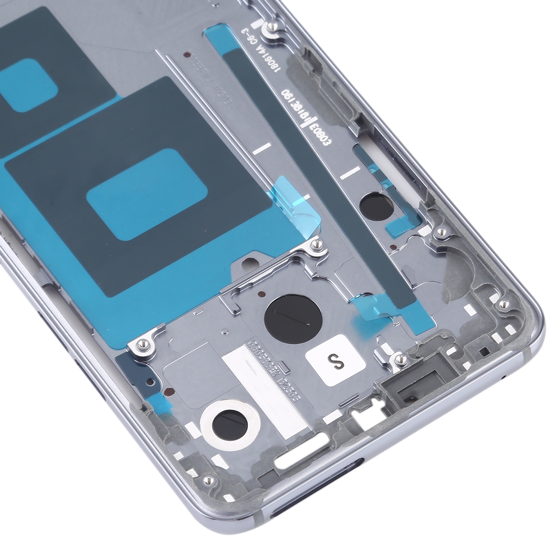 LG G7 ThinQ Silver Front Housing LCD Frame Bezel Replacement - Image 3
