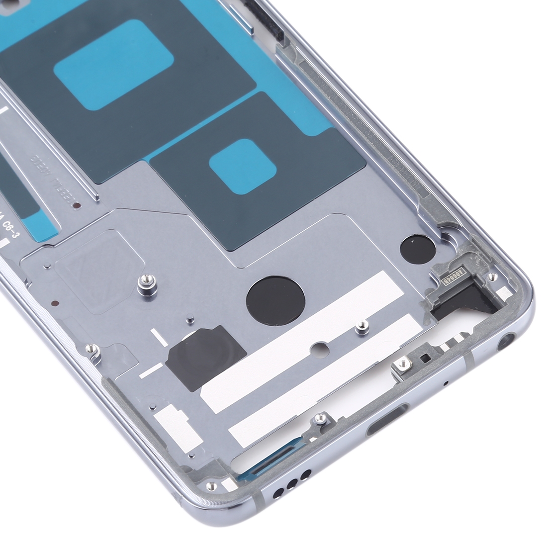 LG G7 ThinQ Silver Front Housing LCD Frame Bezel Replacement - Image 4