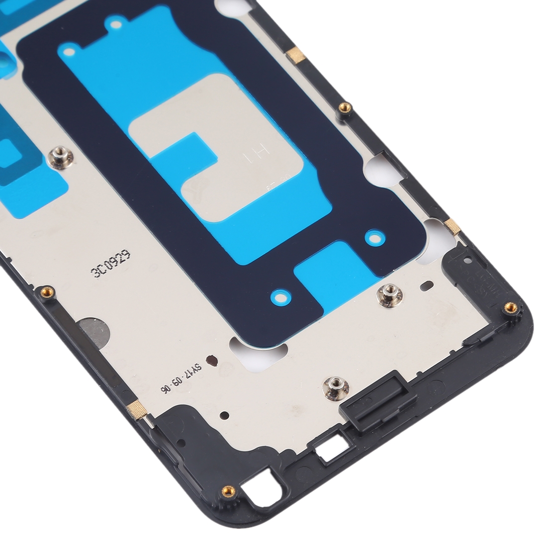 LG Q6 Front Housing Bezel Black Replacement - Image 3