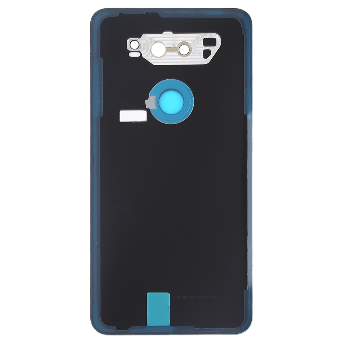 LG V30 Black Battery Back Cover with Camera Lens Replacement - Image 2