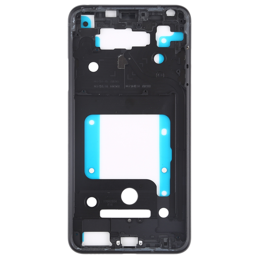 LG V30 front housing frame bezel black