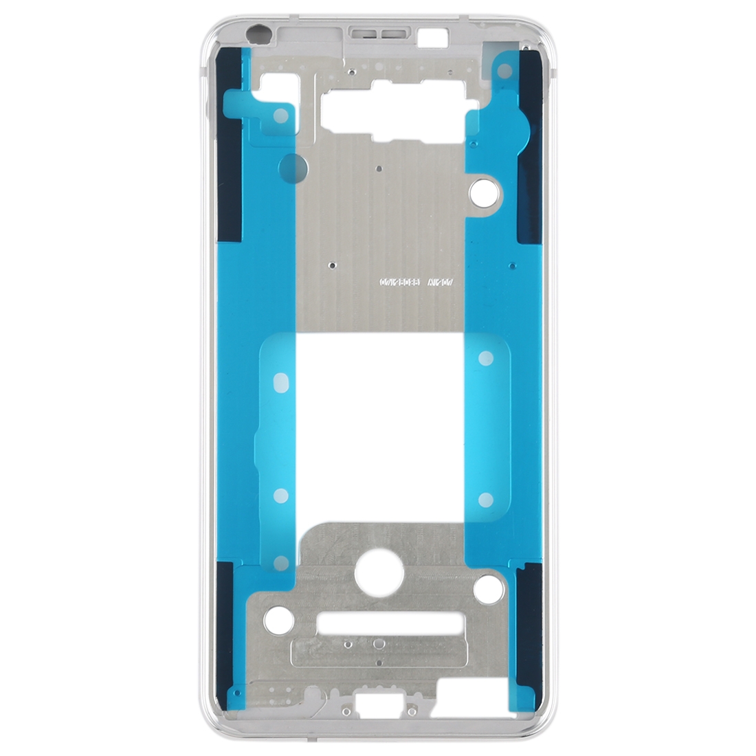 LG V30 Silver Front Housing Frame Replacement - Image 2