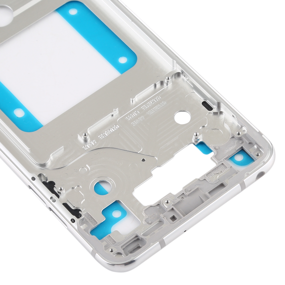 LG V30 Silver Front Housing Frame Replacement - Image 3