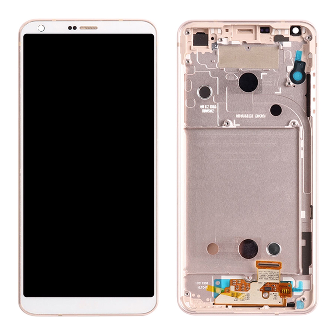 LG G6 Gold LCD Screen Digitizer Assembly Replacement - Image 2