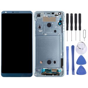LG G6 LCD screen replacement blue