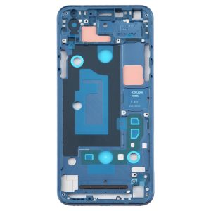 LG Q7 front housing bezel plate dark blue