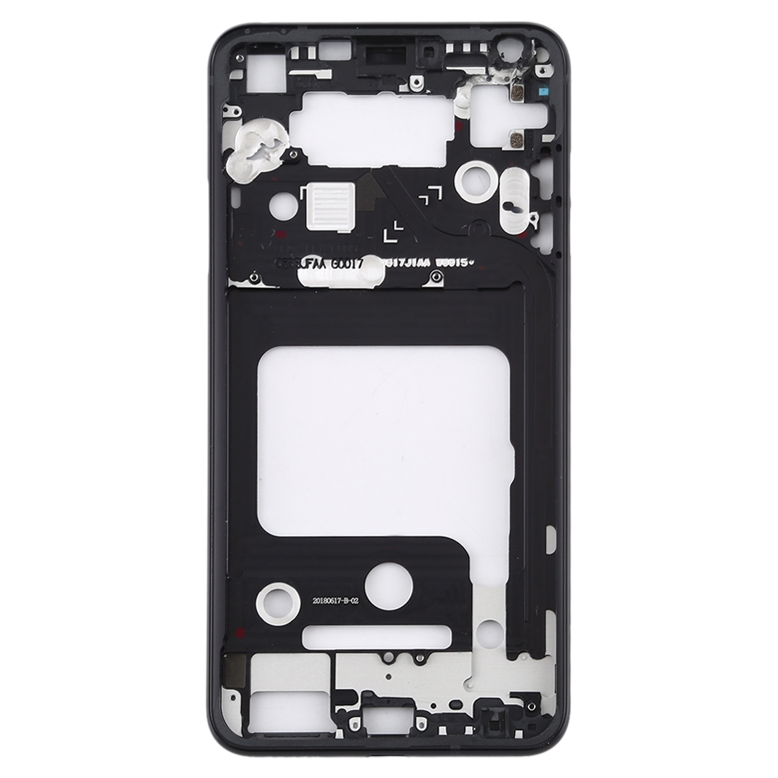 LG V35 ThinQ front housing frame black