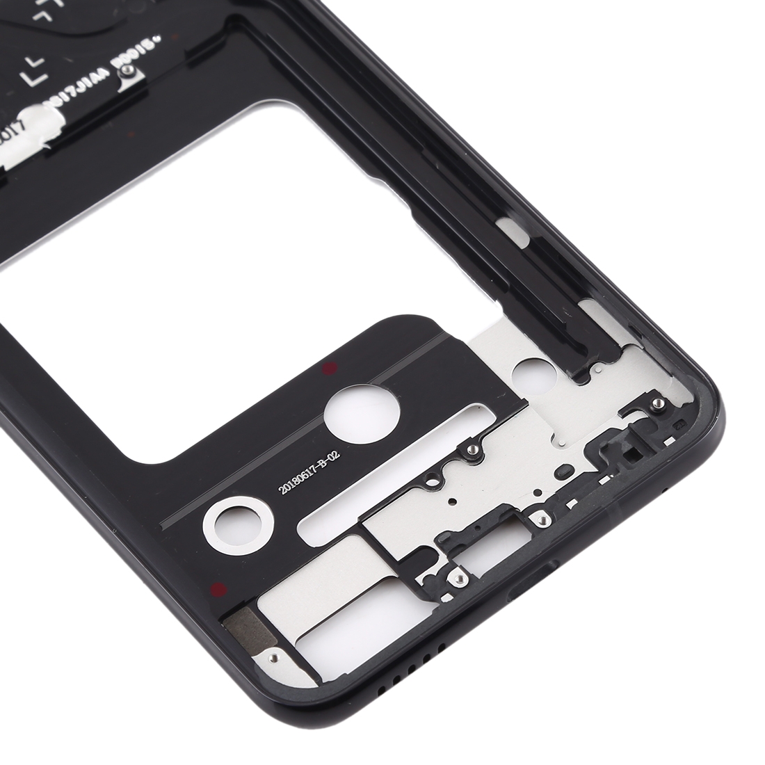 LG V35 ThinQ Black Front Housing LCD Frame Bezel Plate Replacement - Image 4
