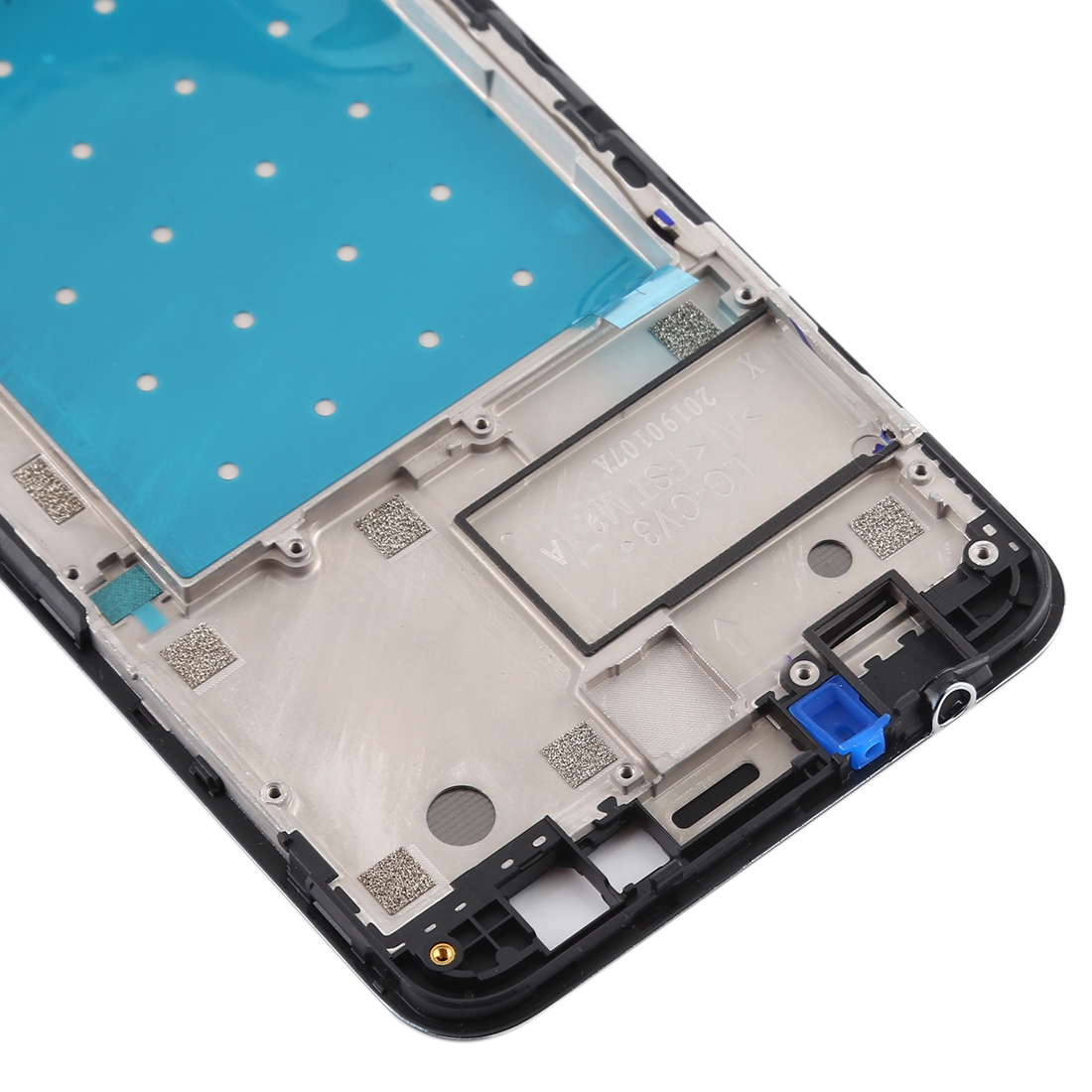 LG K11 2018 Silver Front Housing LCD Frame Bezel Plate Replacement - Image 3
