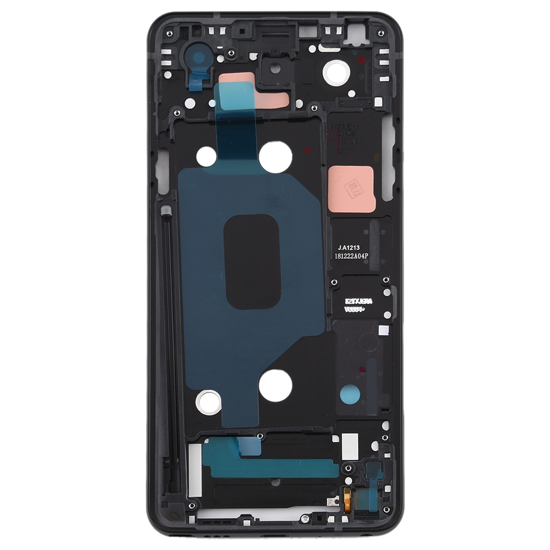 LG Q Stylo 4 front housing frame black