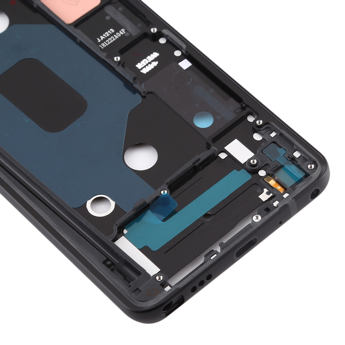 LG Q Stylo 4 Q710 Black Front Housing Frame Replacement - Image 4