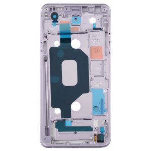LG Q Stylo 4 front housing frame purple