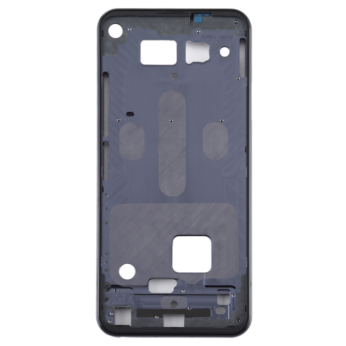 LG Q70 Black Front Housing LCD Frame Bezel Plate Replacement - Image 2