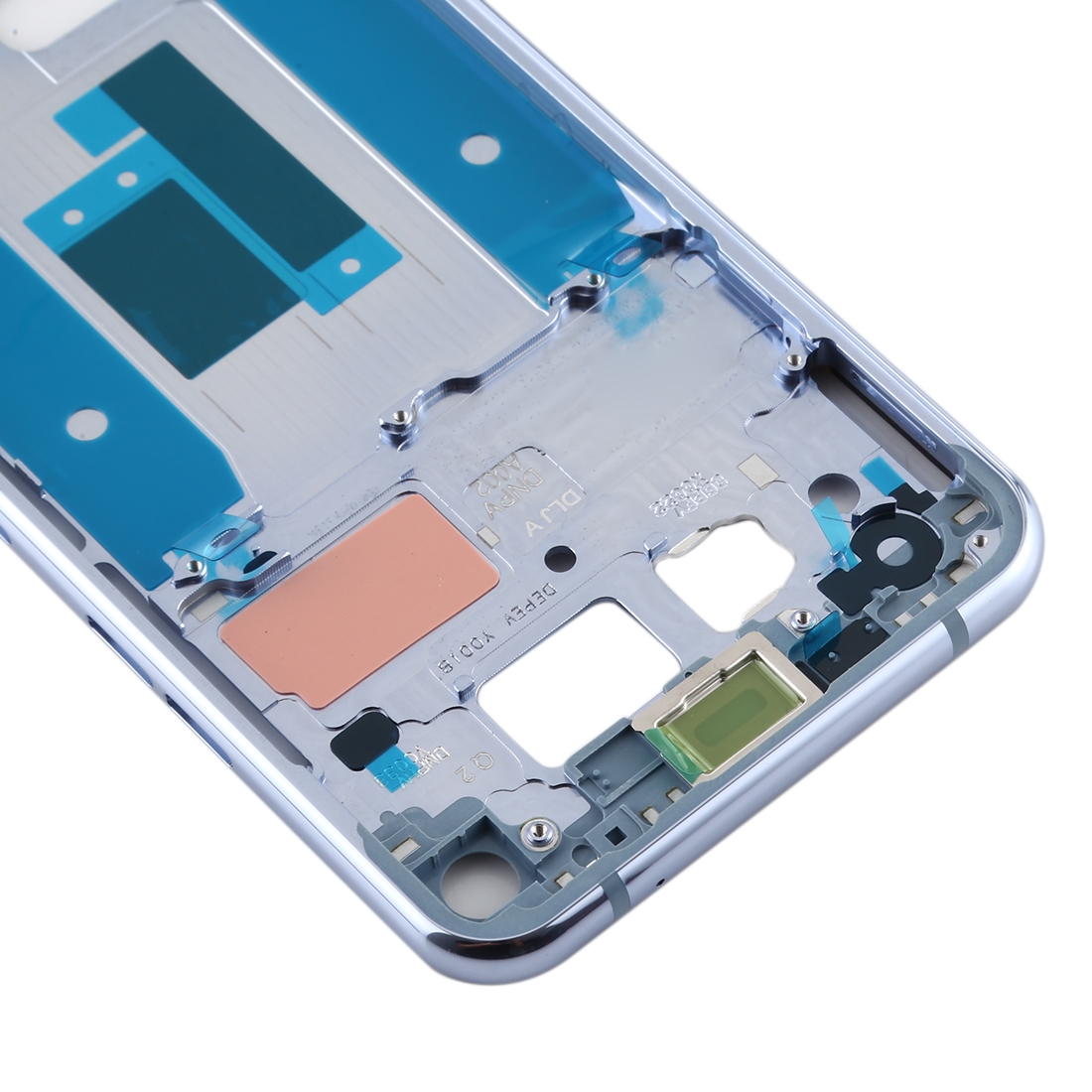 LG Q70 Baby Blue Front Housing LCD Frame Bezel Replacement - Image 3