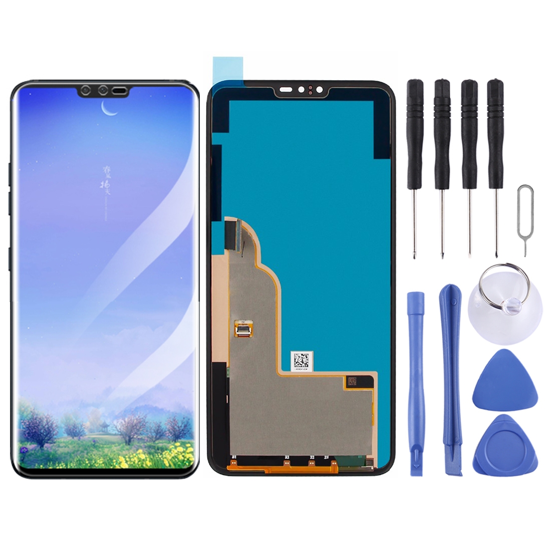 LG V40 ThinQ LCD screen replacement black