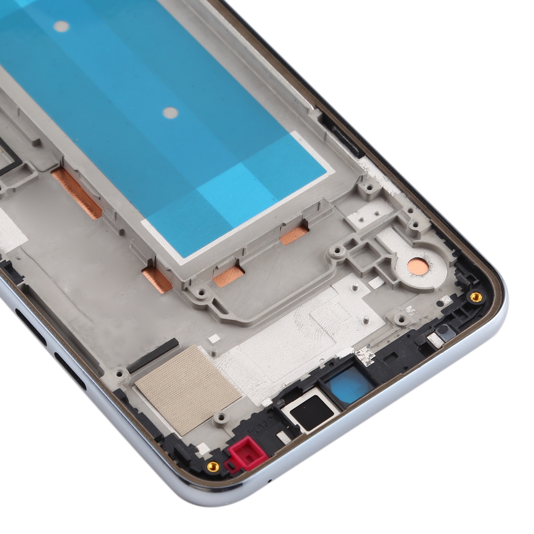 LG K50 Silver Front Housing LCD Frame Replacement - Image 3