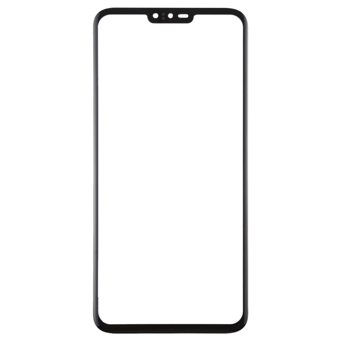 LG V40 ThinQ front screen replacement black