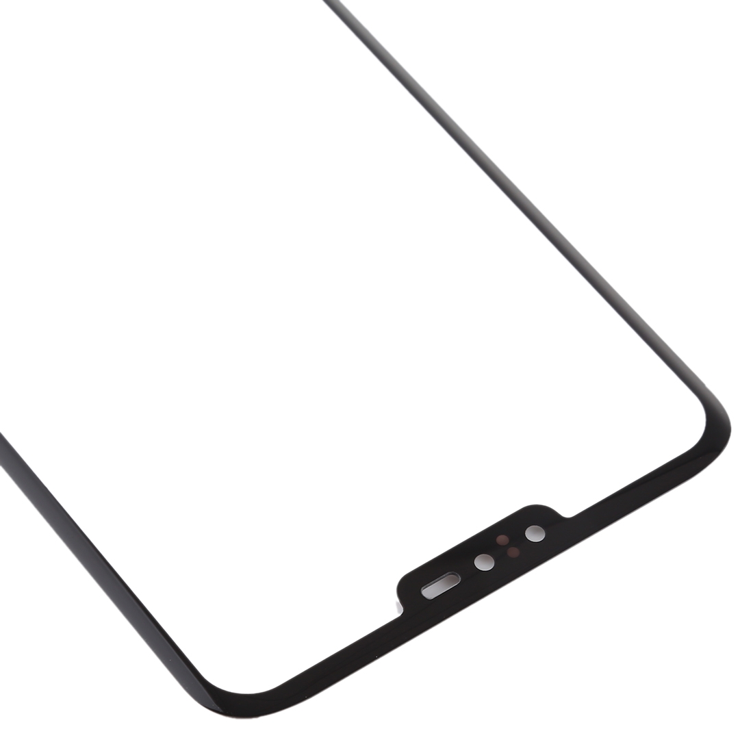 LG V40 ThinQ Black Front Screen Outer Glass Lens Replacement - Image 3