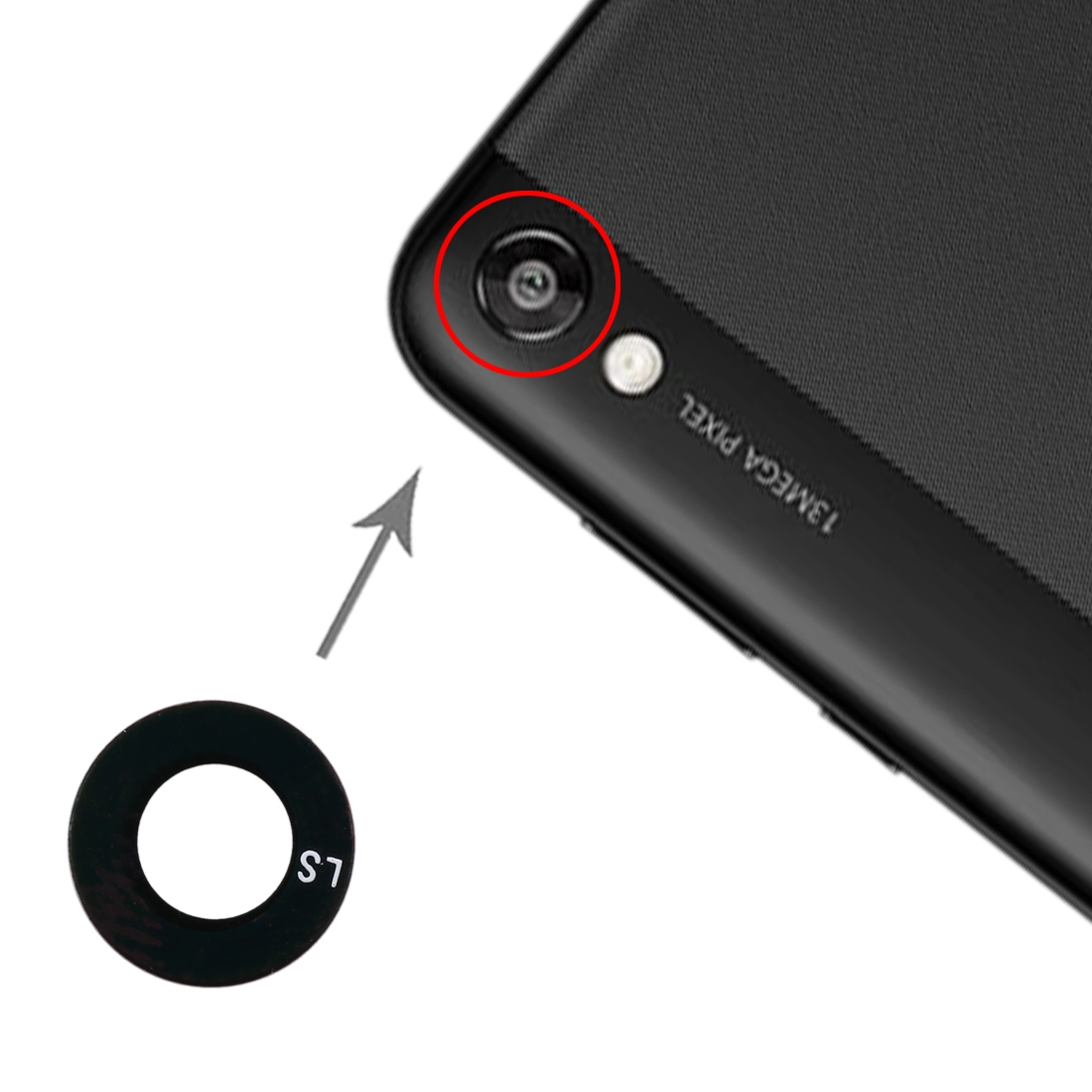 Huawei Honor 8S Back Camera Lens Replacement - Image 4