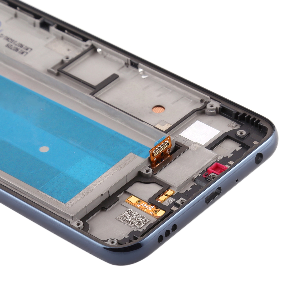 LG Q60 Black LCD Screen and Digitizer Replacement - Image 4