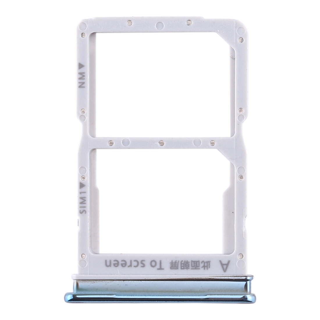 Huawei Honor 20 Lite baby blue SIM card tray