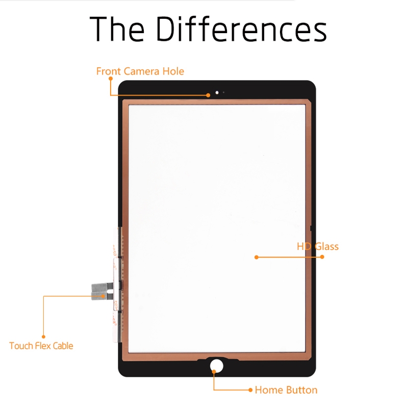 iPad 9.7 inch 2018 A1954 A1893 Black Touch Panel Replacement - Image 2