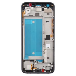 LG K40 front housing LCD frame bezel black
