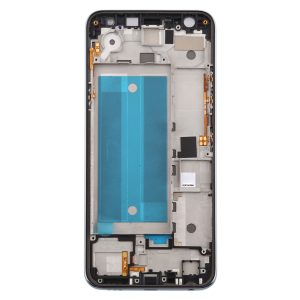 LG K40 front housing LCD frame bezel silver
