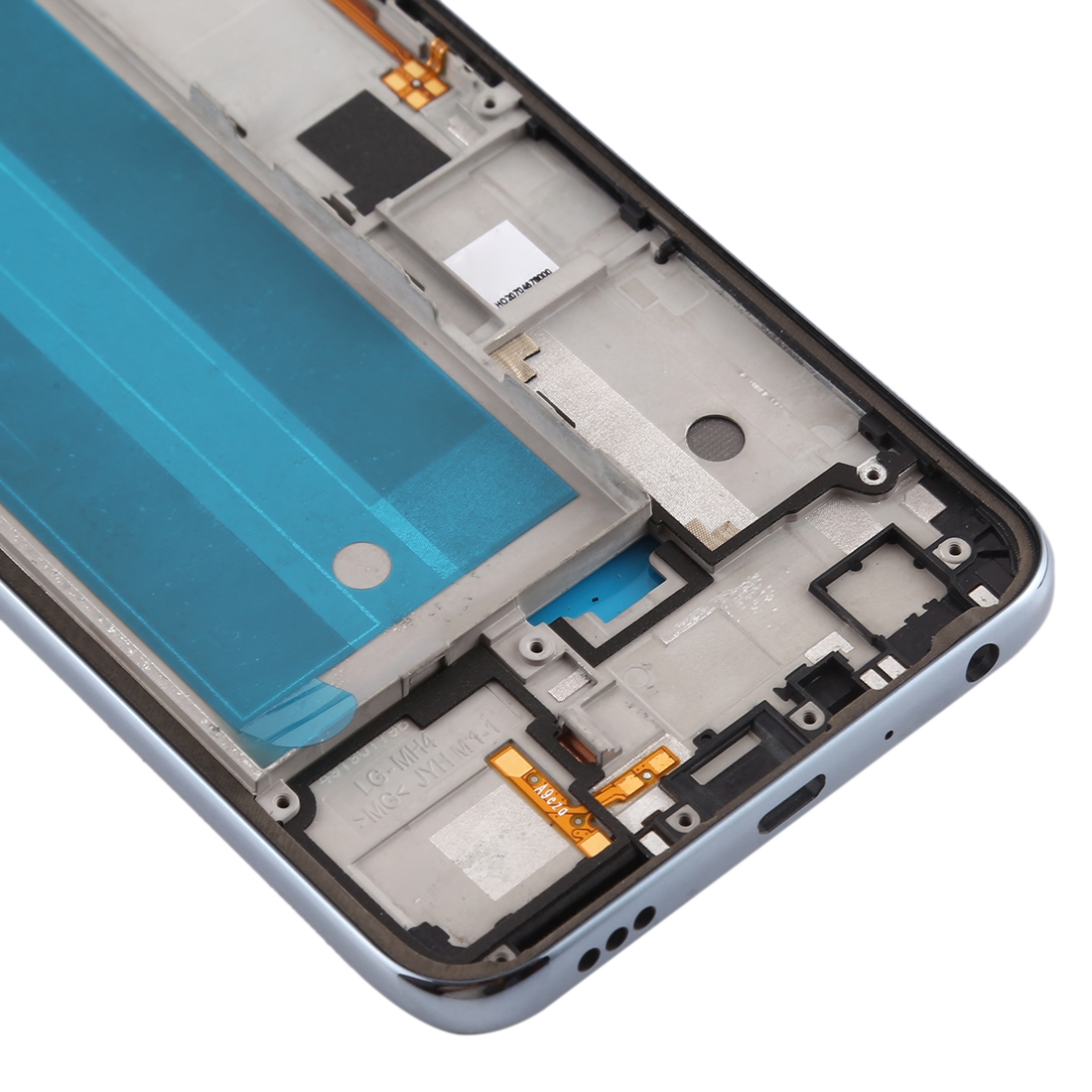 LG K40 Silver Front Housing LCD Frame Bezel Replacement - Image 4