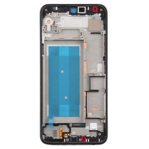 LG K50 front housing LCD frame black