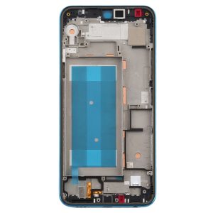 LG K50 front housing bezel plate blue