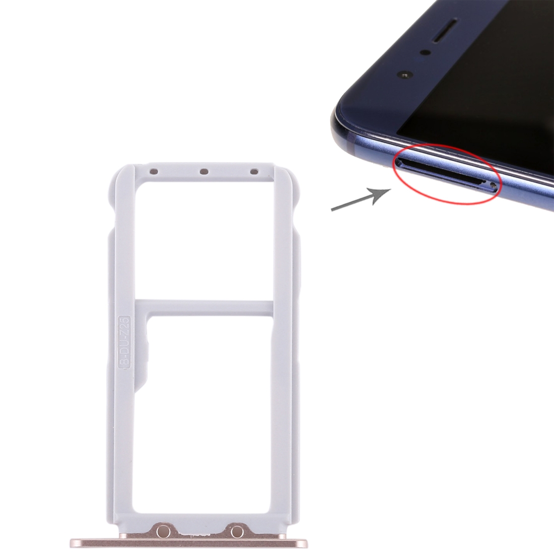 Huawei Honor V9 Gold SIM Card Tray Replacement - Image 5