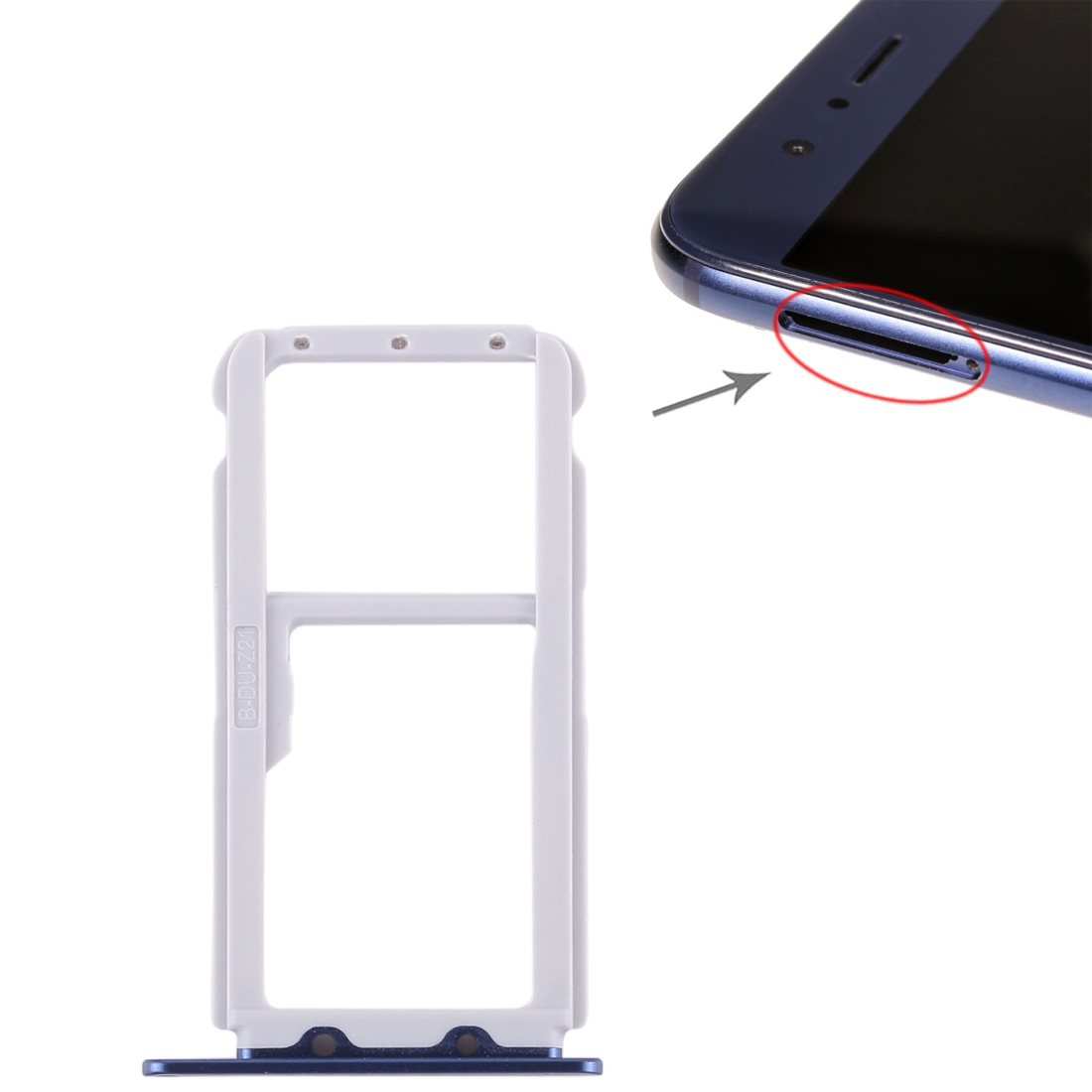 Huawei Honor V9 Blue SIM Card Tray Replacement - Image 5