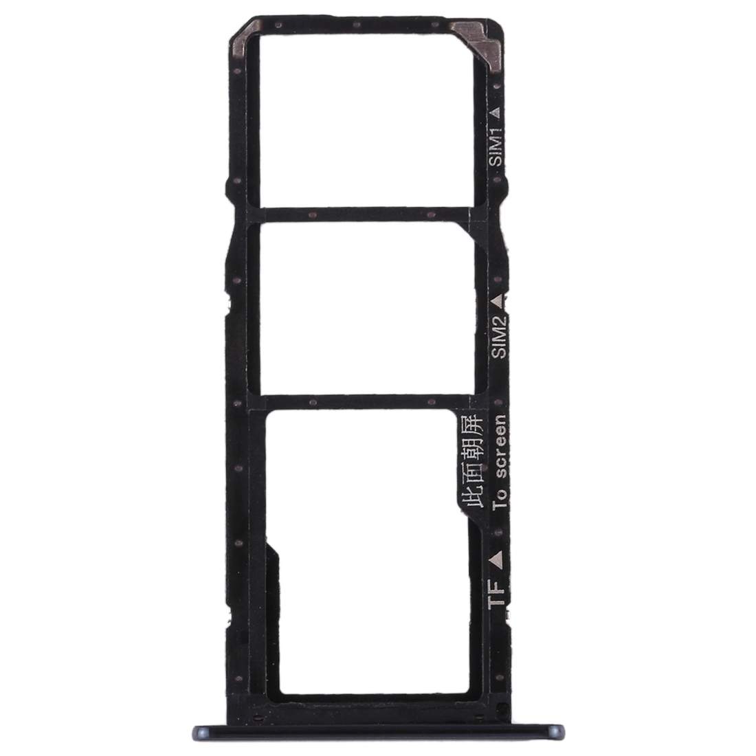 Huawei Honor 7A black SIM card tray