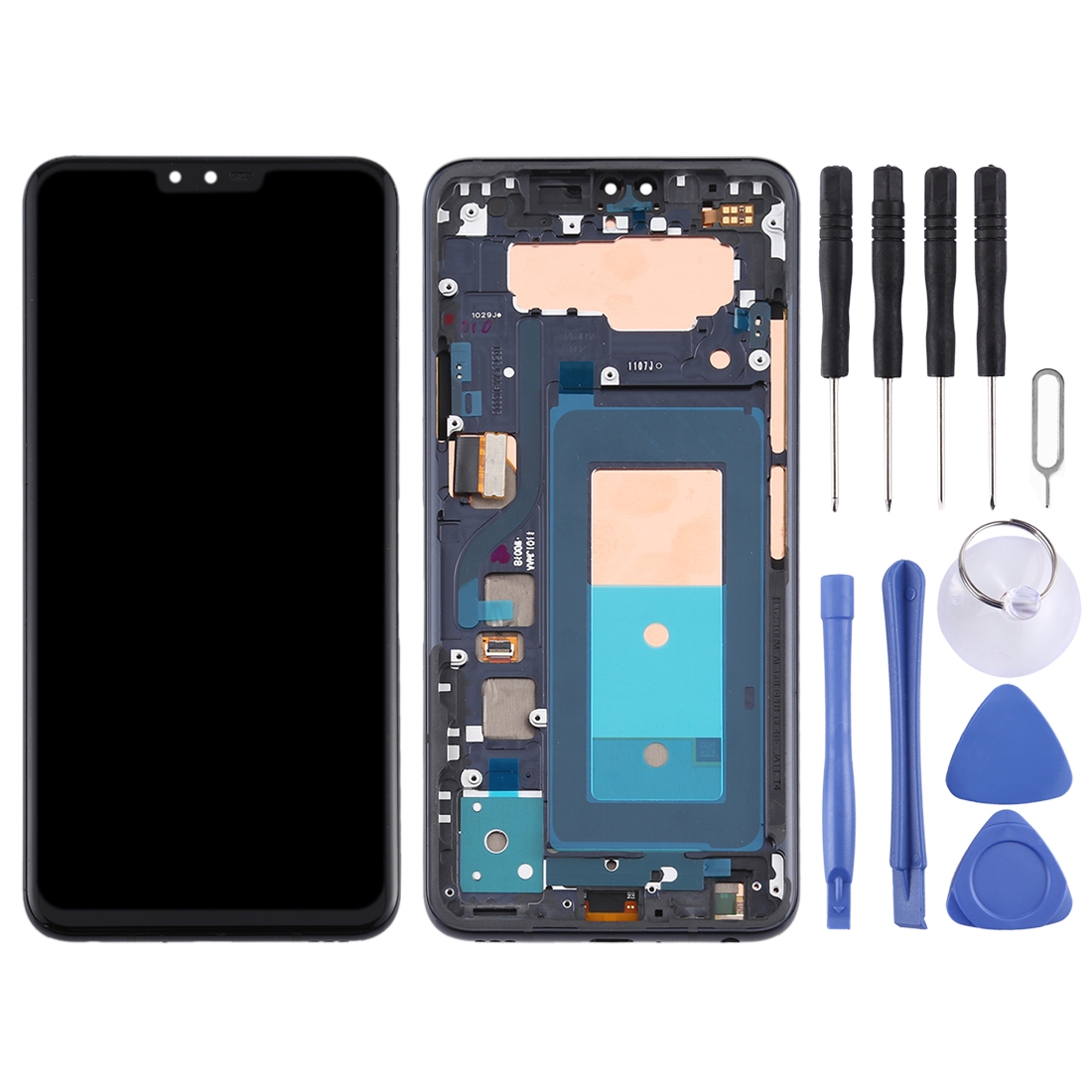LG V40 ThinQ LCD screen replacement black