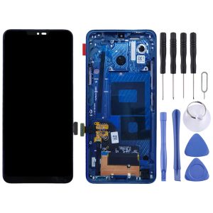 LG G7 ThinQ blue LCD screen replacement