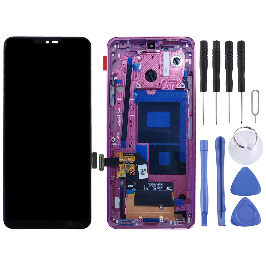 LG G7 ThinQ red LCD screen replacement