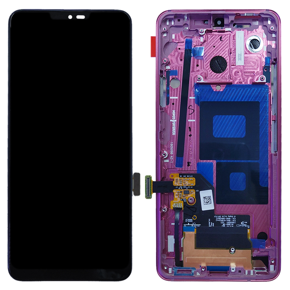 LG G7 ThinQ Red LCD Screen Replacement - Image 2