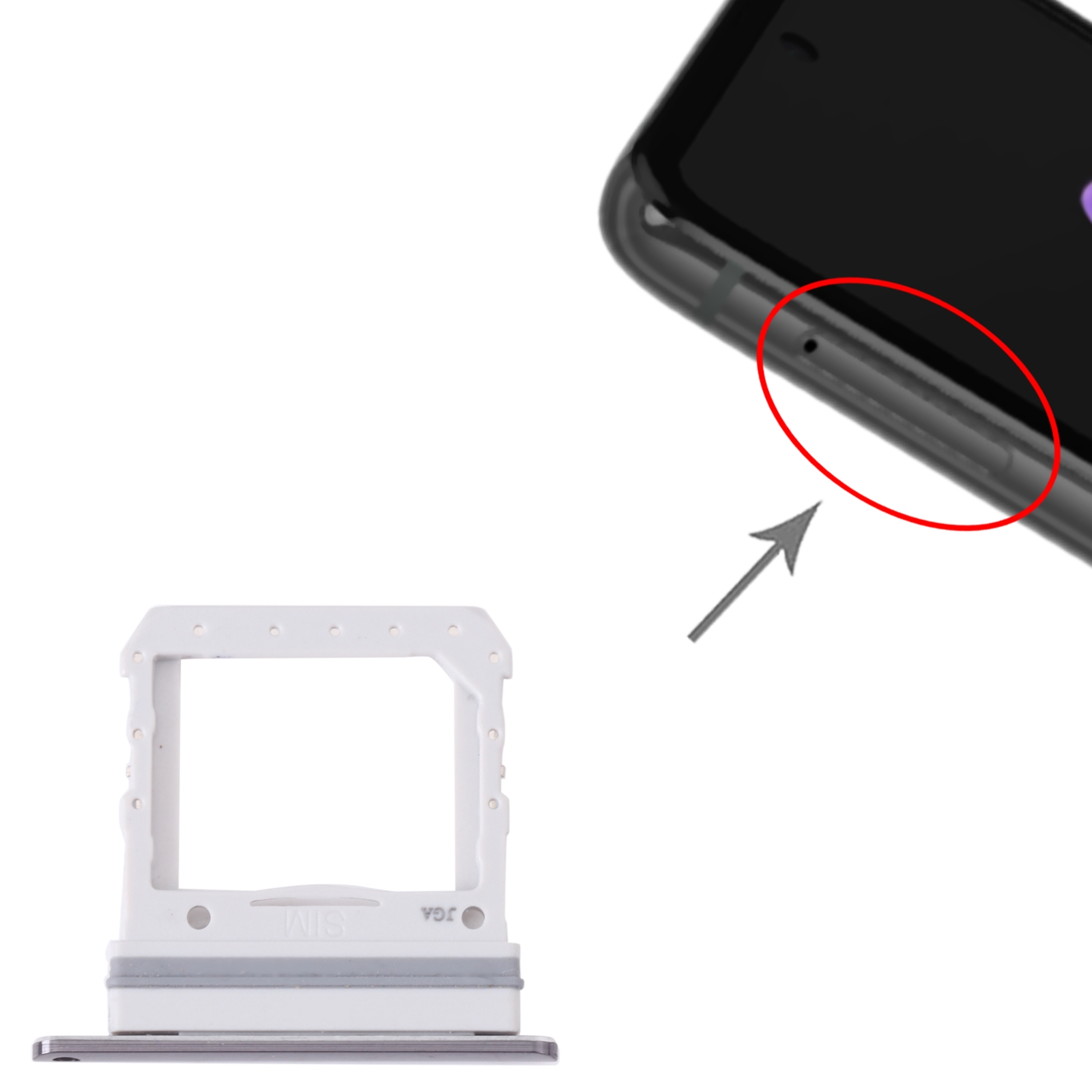 Samsung Galaxy Z Flip 5G SM-F707B SIM Card Tray Replacement - Image 4