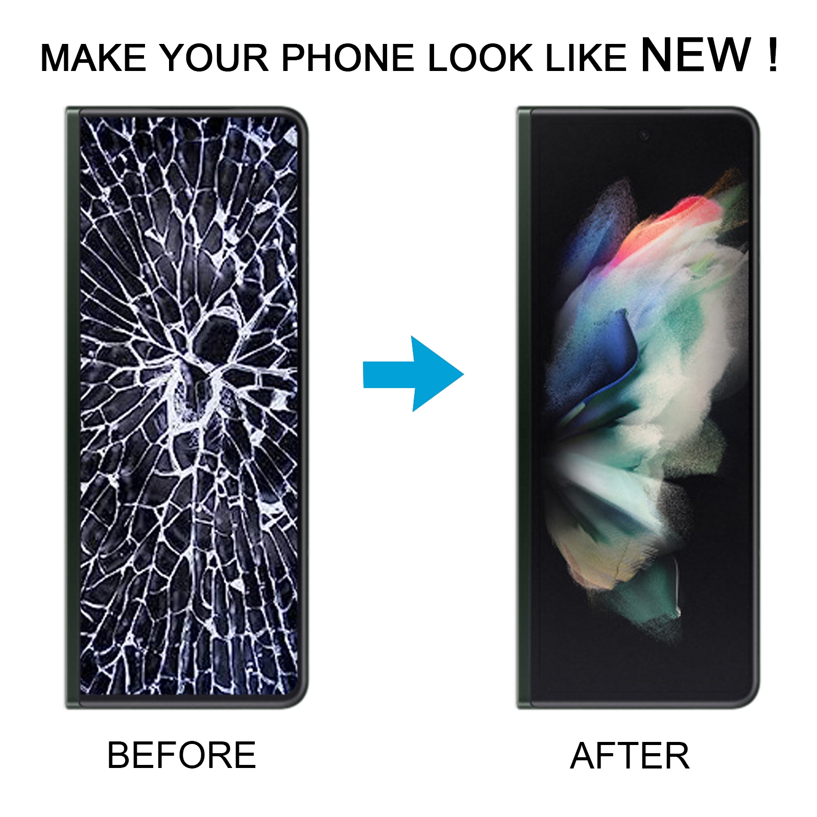 Samsung Galaxy Z Fold3 5G Outer Screen Replacement - Image 6