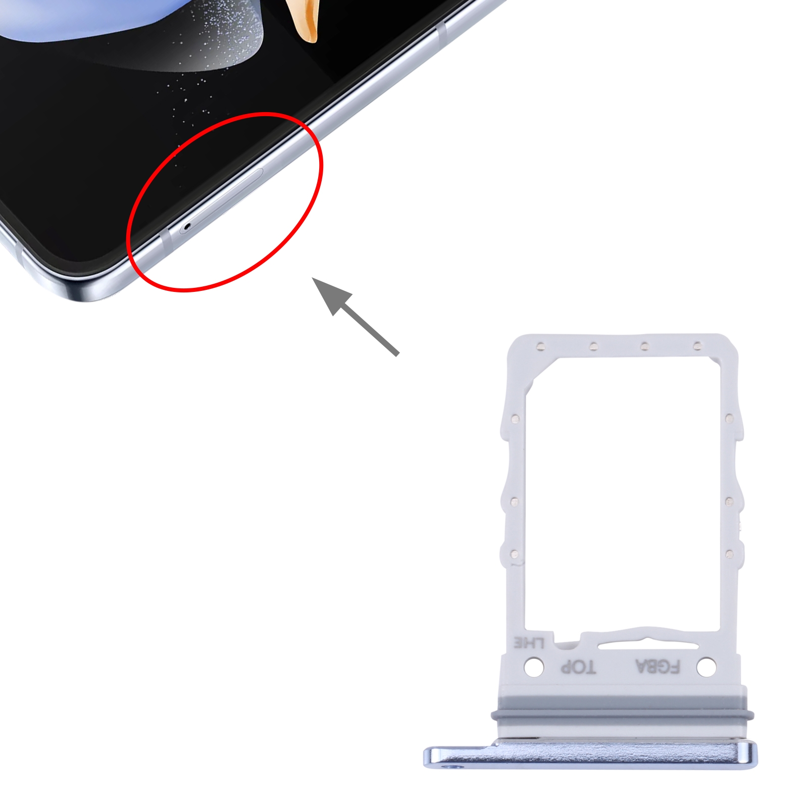 Samsung Galaxy Z Flip4 SM-F721B SIM Card Tray Replacement - Image 4