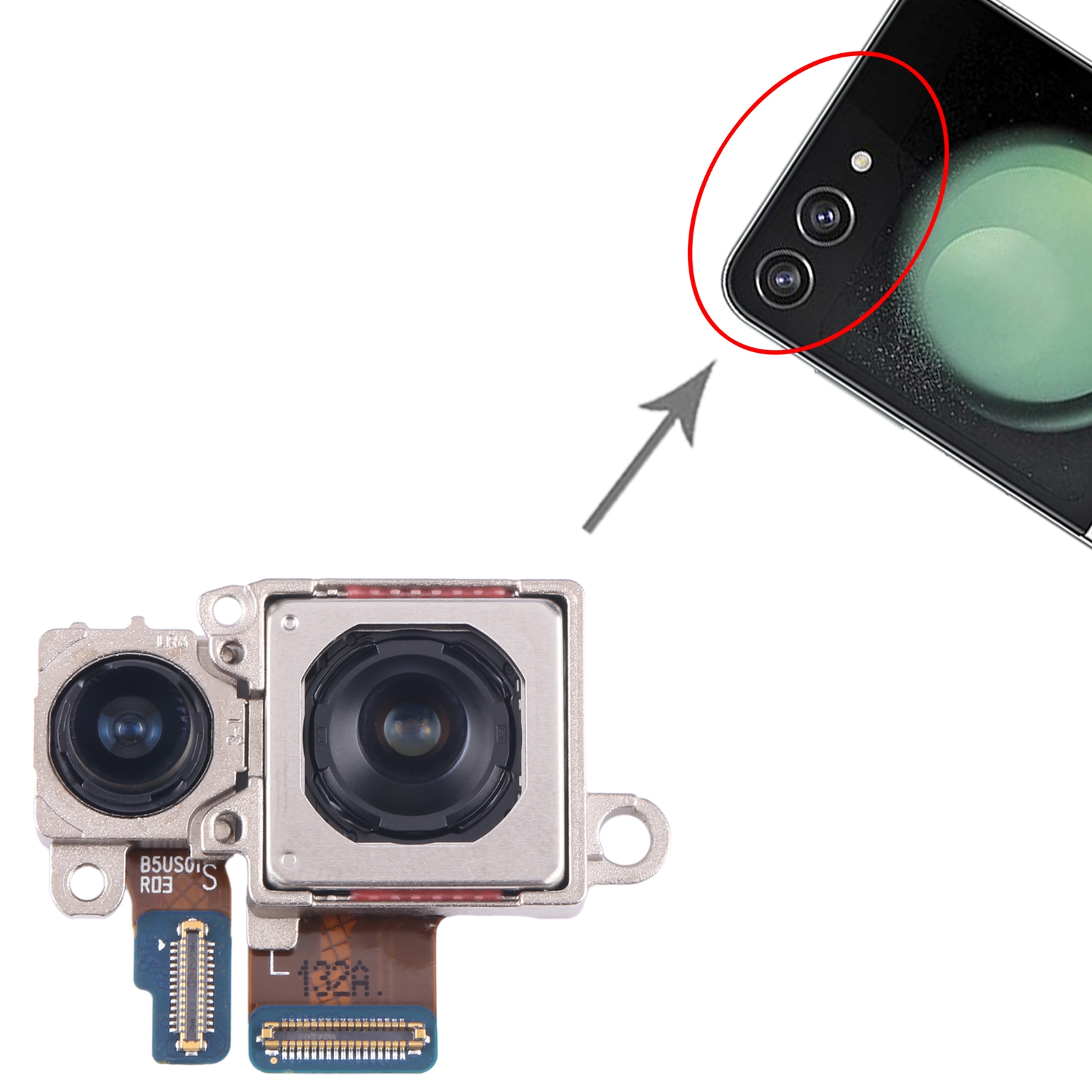 Samsung Galaxy Z Flip5 Camera Replacement - Image 5