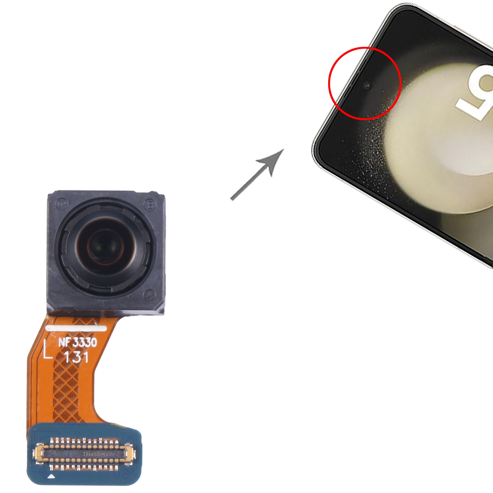 Samsung Galaxy Z Flip5 Front Camera Replacement - Image 5