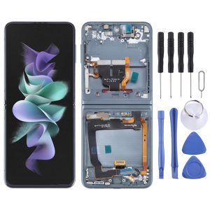 Samsung Galaxy Z Flip3 F711 original LCD screen assembly green